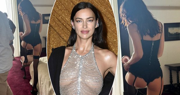 Irina Shayk provokuje v sexy prádle.