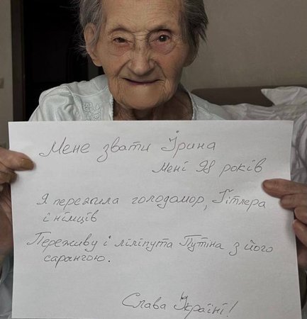 Babička Irina (98) vzkazuje: Přežila jsem Hitlera, přežiji i liliputa Putina!
