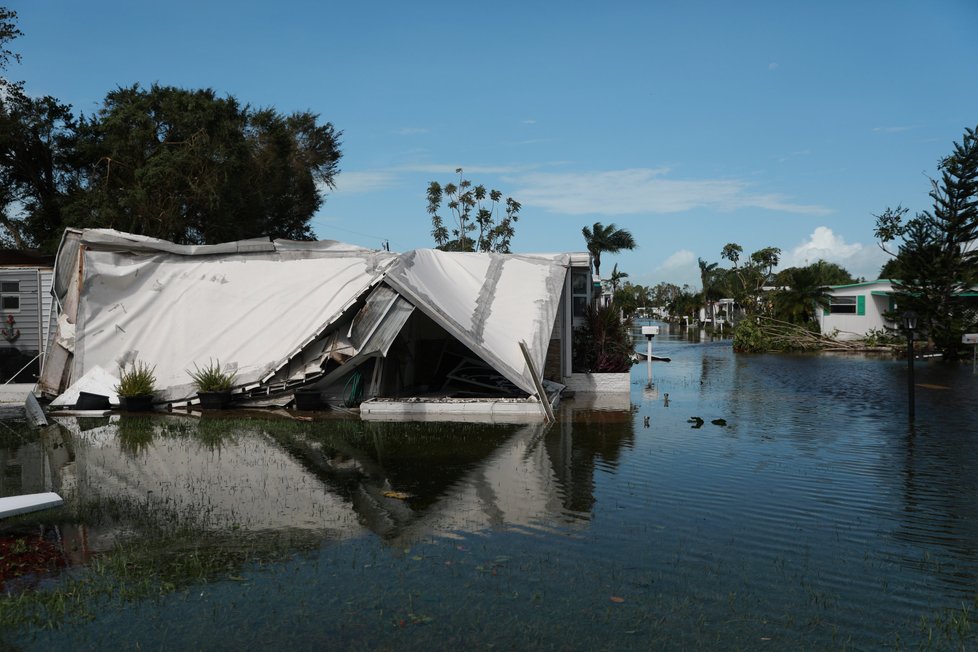 Hurikán Irma udeřil na USA.