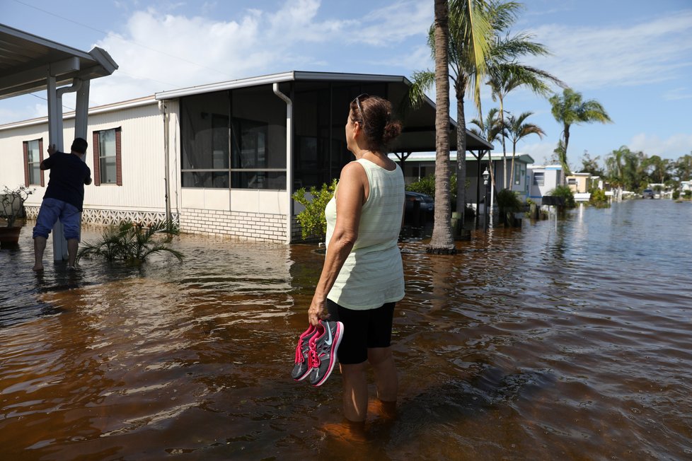 Hurikán Irma udeřil na USA.