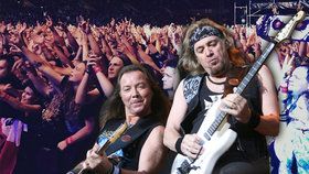 Iron Maiden vystoupili v téměř zaplněné Eden aréně.