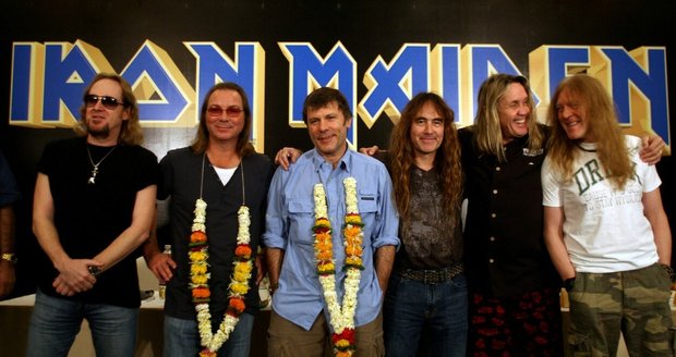 Heavymetalová kapela Iron Maiden