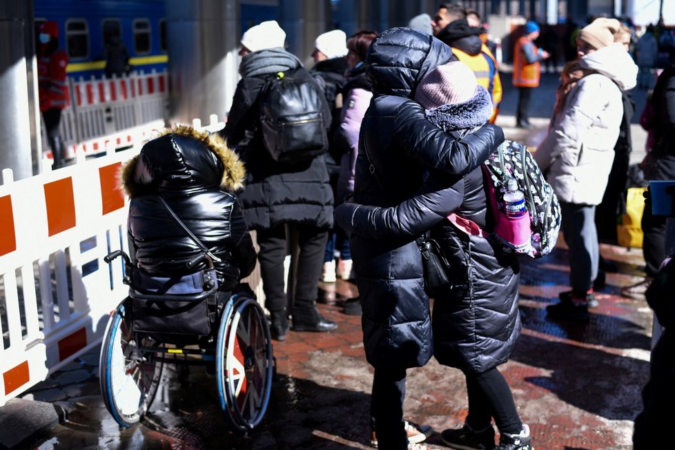 Válka na Ukrajině: Evakuace civilistů z Kyjeva (12.3.2022)