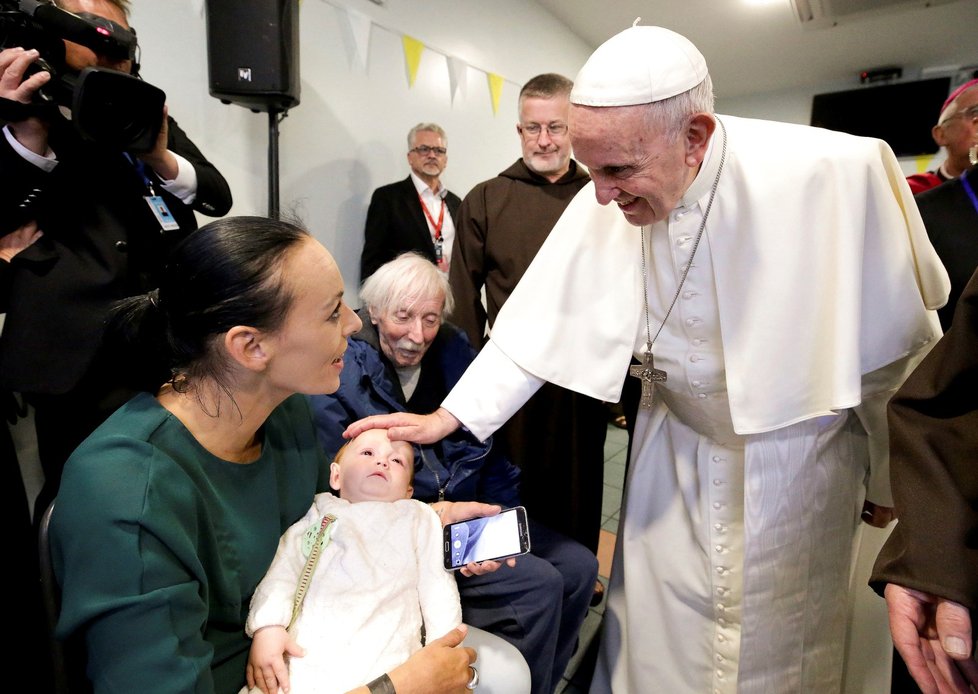 Papež František na návštěvě Irska.