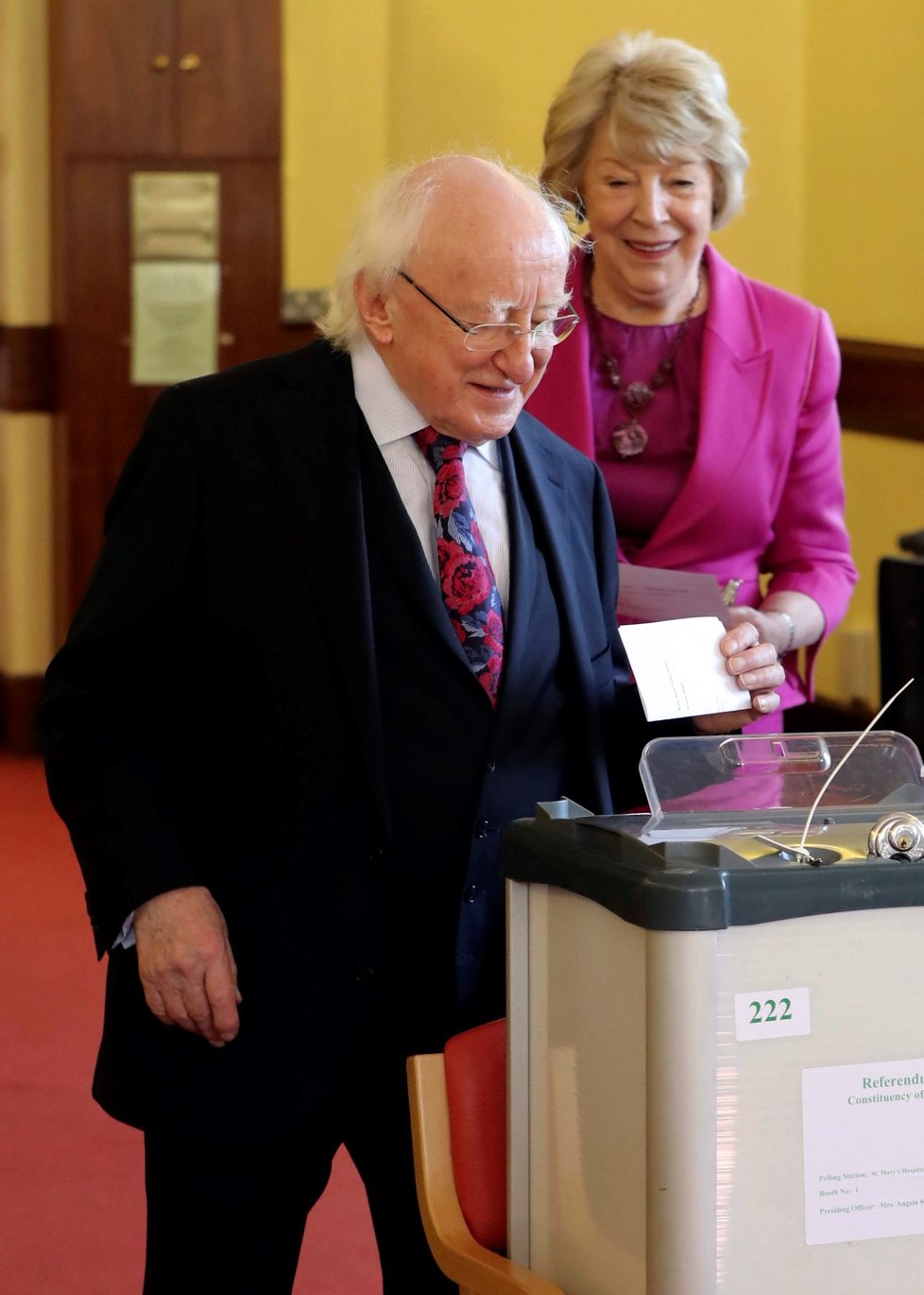 Irský prezident Michael D. Higgins