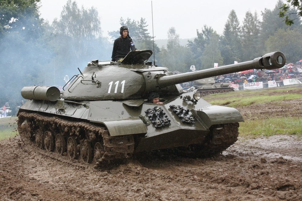 IS-3 na tankovém dni v Lešanech