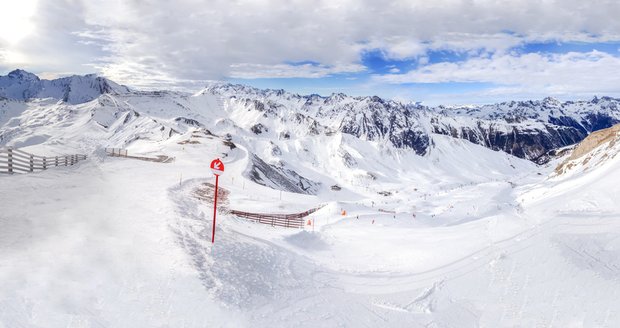 Rakouský Ischgl nabízí perfektní lyžování. 