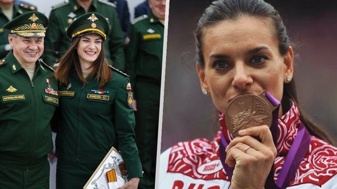 Isinbajevová s ministrem obrany Sergejem Šojgu