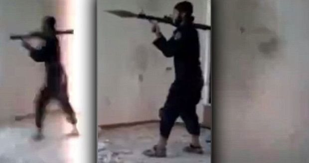 Selhání hrdlořeza z ISIS: Antitalent se odpálil střelou z granátometu