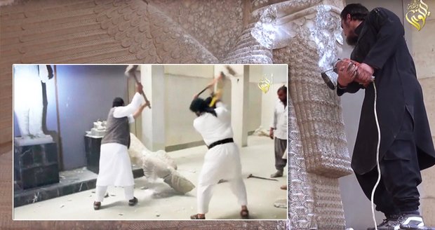 Barbaři z ISIS: Zničili prastaré sochy nevyčíslitelné hodnoty!