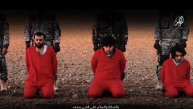 Video ISIS s popravou pěti údajných britských špionů