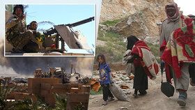 ISIS podle arabsko-kurdské koalice SDF drží rodiny jako živé štíty. Dobývání poslední bašty chalífátu se chýlí ke konci, (19.03.2019).