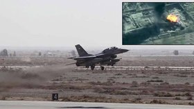 Jordánské letecké síly zahájily odplatu za upáleného pilota. Bombardovaly cíle v Sýrii.