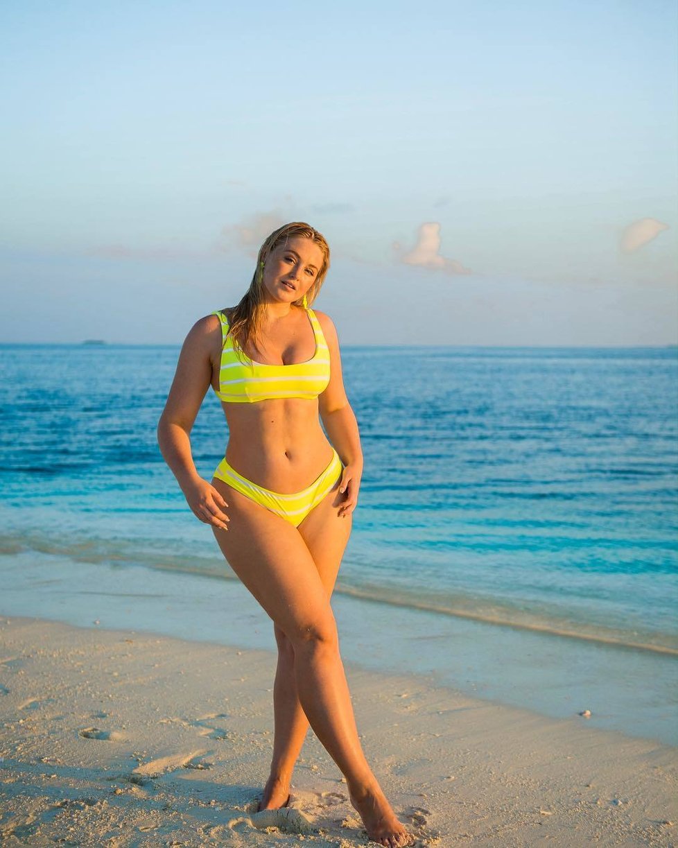 Plus size modelka Iskra Lawrence