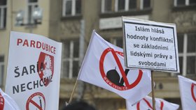 Protestní akce pod záštitou Islám v ČR nechceme