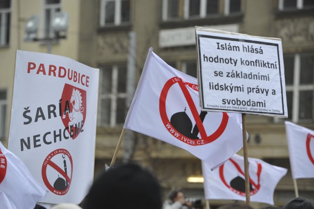 Protestní akce pod záštitou Islám v ČR nechceme