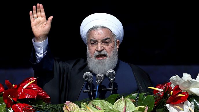 Íránský prezident Hassan Rouhani.