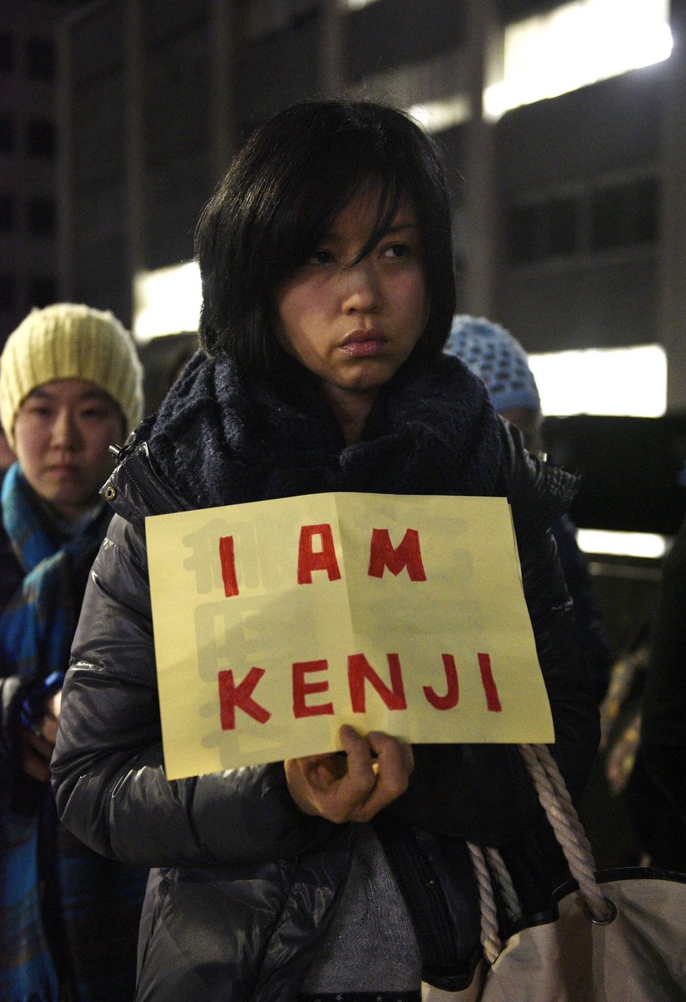 Demonstrace na podporu islamisty vězněného japonského rukojmího Kendžiho Gotoa