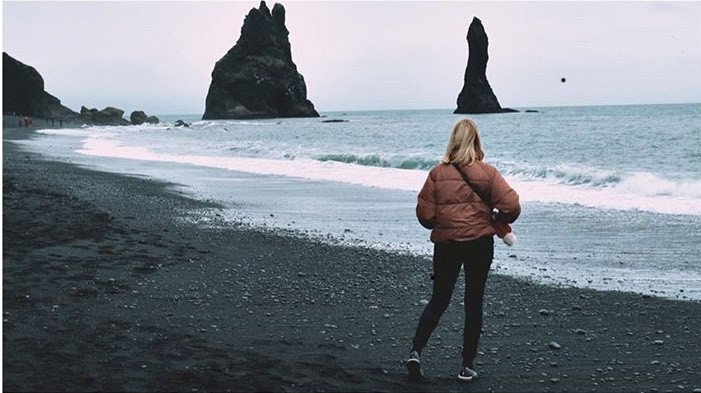 Kromě práce stíhala i poznávat krásy Islandu.