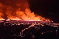 Nové a silnější erupce sopky na Islandu: Láva, kouř a evakuace Modré laguny