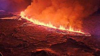 Na Islandu vybuchla sopka, erupce je výrazně větší než v minulosti. Výbuchu předcházely stovky otřesů