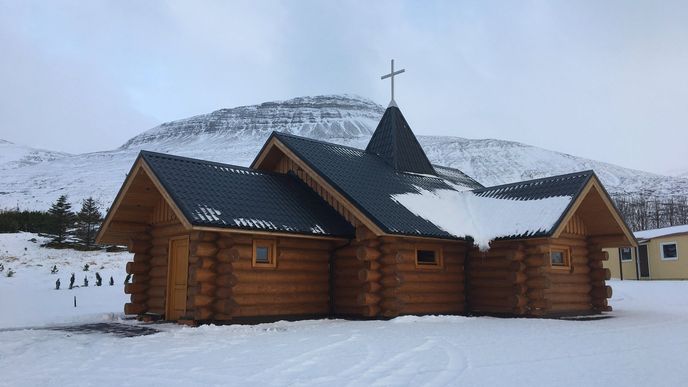 Kapucínský kostelík na Islandu