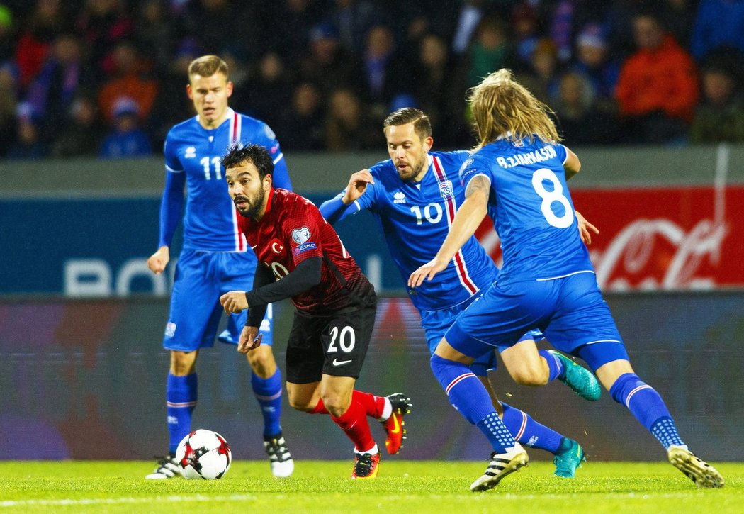 Fotbalisté Islandu v kvalifikaci na MS porazili Turecko