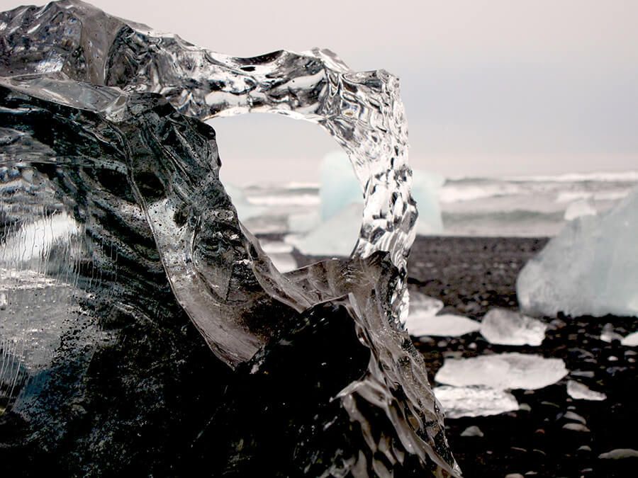 Telící se ledovec aneb Na lodi mezi krami v islandské laguně Jökulsárlón