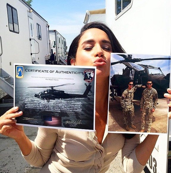 Co uniklo z Instagramu Meghan Markle: Láska k vojákům
