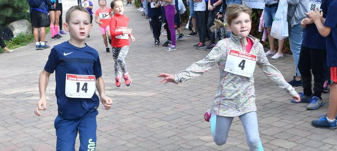Během dětských závodů v Brně panovala skvělá atmosféra