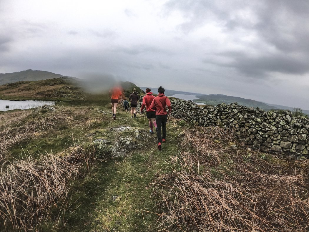 Běhání v Lake District ve Velké Británii