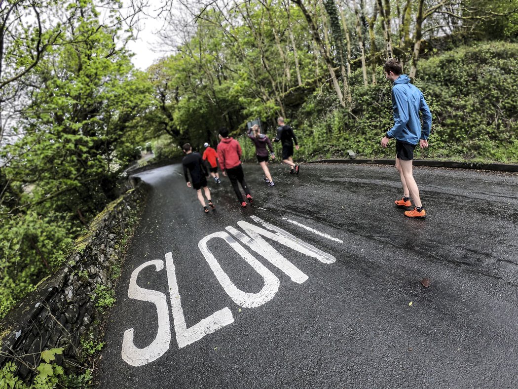 Běhání v Lake District ve Velké Británii