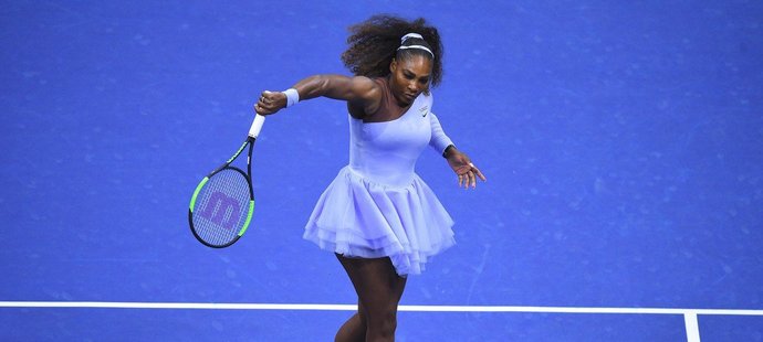 Serena Williamsová jakobaletka na kurtu