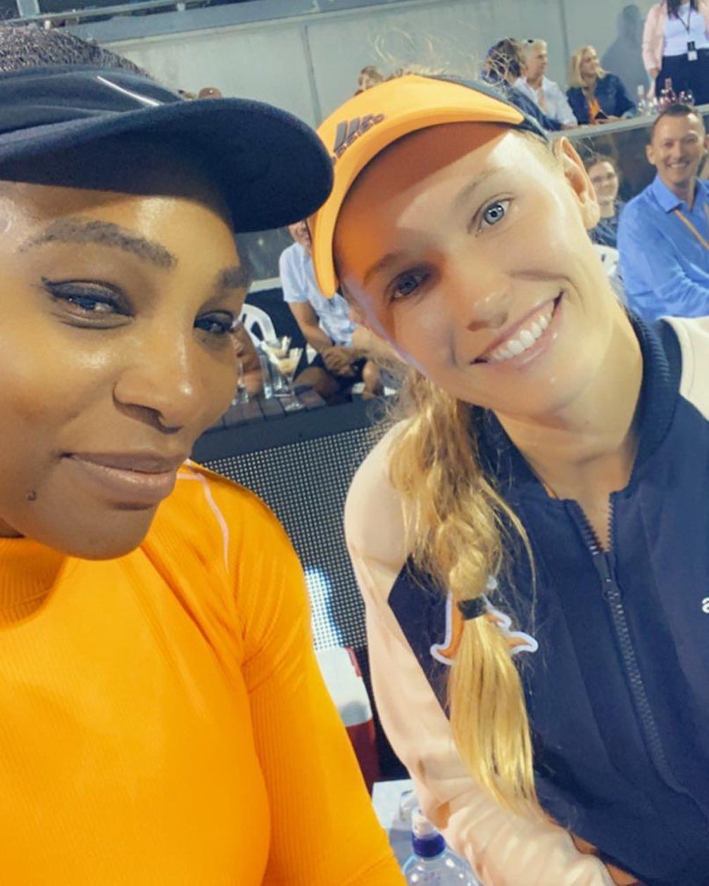 Serena Williamsová a Caroline Wozniacká jsou dlouholetými kamarádkami