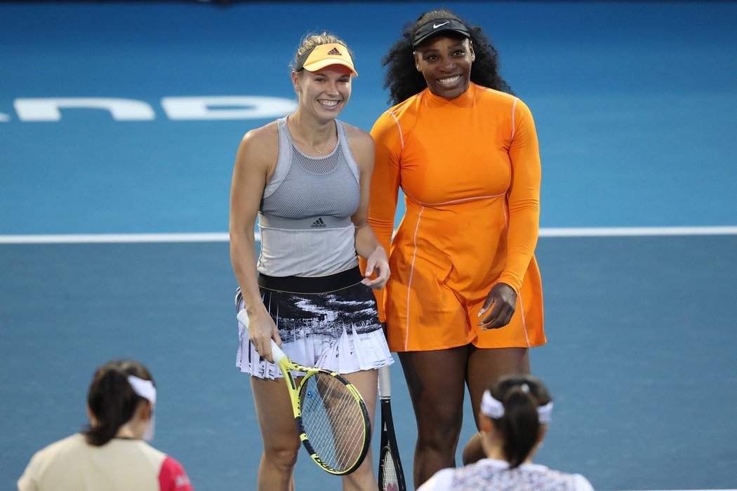 Serena Williamsová a Caroline Wozniacká jsou dlouholetými kamarádkami