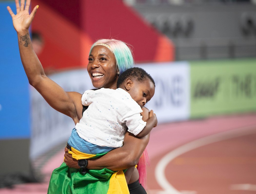 Shelly-Ann Fraser-Pryce je známá svými bláznivými vlasovými kreacemi.