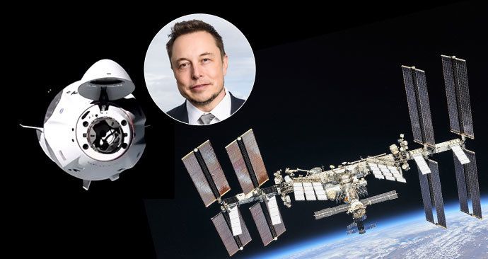 Elon Musk poslal v dragonu k ISS první regulérní expedici.
