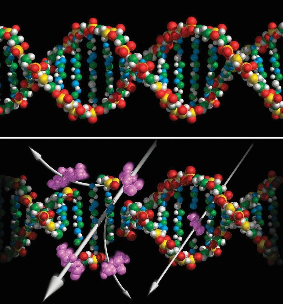 Vesmírná radiace má škodlivé účinky na DNA, základní stavební kámen všeho života