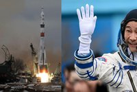 Výstřední miliardář v Sojuzu dorazil na ISS. Do dvou let chce japonský turista i k Měsíci