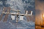 Kosmonauti měli při přistání na ISS problémy.