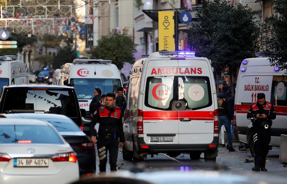 Exploze v centru Istanbulu (13.11.2022)