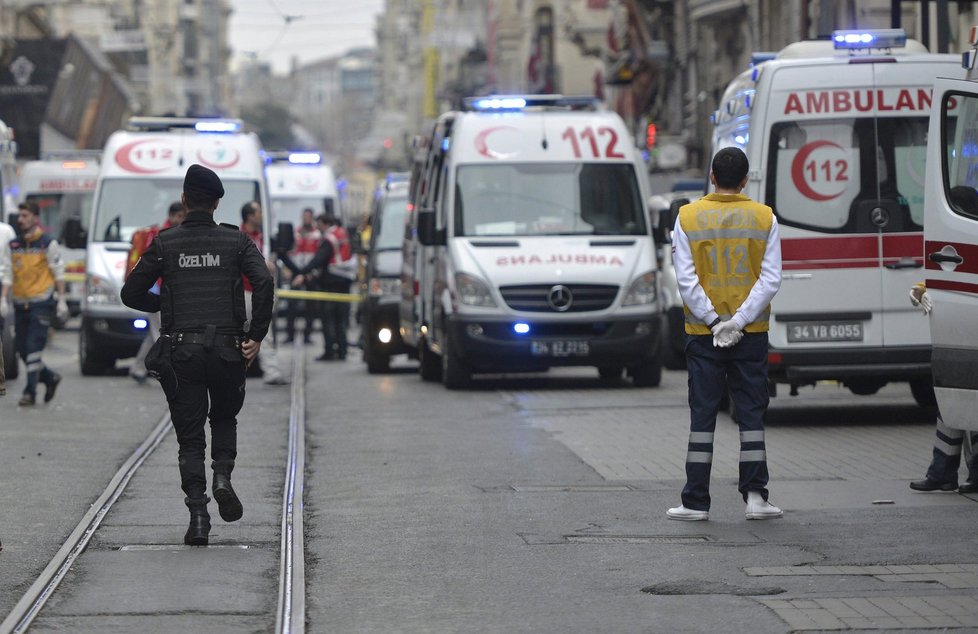 Turko: Atentátník se odpálil na turistické tepně v Istanbulu.