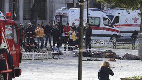 Nejméně osm mrtvých si vyžádala exploze v historickém centru Istanbulu.