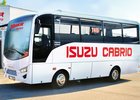 Midibus Isuzu Novo Cabrio s otevřenou karoserií v Praze 