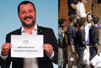 Itálie přitvrdila: Salvini vyslal na hranice hlídky. Brání převozu migrantů z Francie