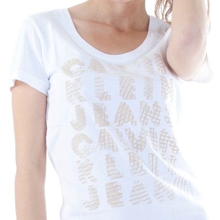 Bílé tričko s kulatým výstřihem Calvin Klein, www.italiedoskrine.cz, akční cena 911 Kč