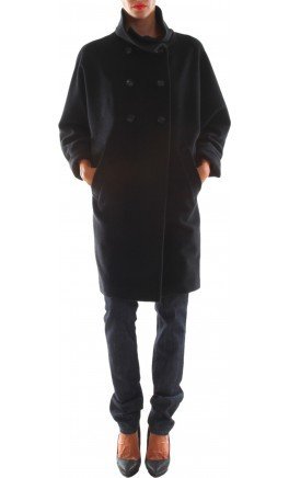 dámský vlněný kabát s příměsí polyesteru, Made in Italia, www.italiedoskrine.cz, 3862 Kč,-