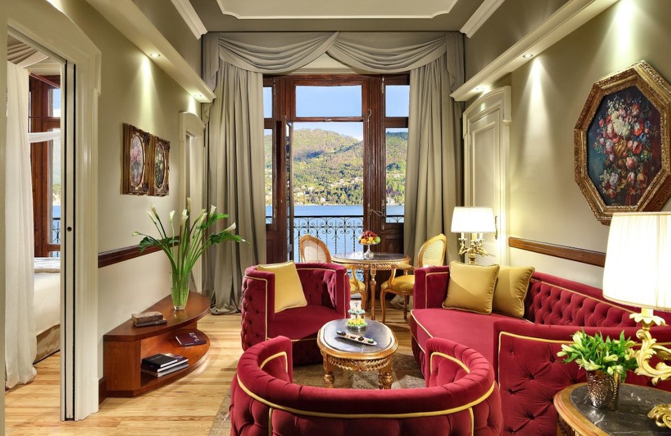 Luxusní hotel Grand Hotel Tremezzo v italské Lombardii.