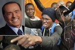 Berlusconi označil migranty za sociální bombu před výbuchem.
