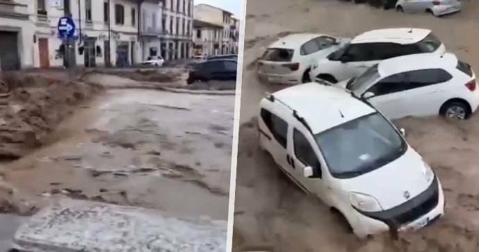 Severní Itálie hlásí záplavy a sesuvy půdy, Florencie a Pisa vydaly varování